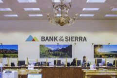 Bank of Sierra Dimensional Letter Indoor Sign with Graphic Photo Prints