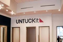 Untuckit Dimensional Letter Sign, Dallas, TX