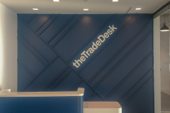 The Trade Desk Dimensional Letter Lobby in Irvine, CA