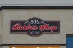 805 Barber Shop Dimensional Letter Sign in Ventura, CA