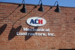 ACH Mechanical Contractors Inc. Dimensional Letter Sign