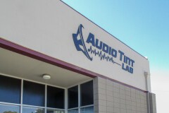 Audio Tint Lab Dimensional Letter Sign in Ventura, CA