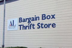 Bargain Box Thrift Store Dimensional Letter Sign