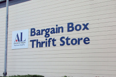 Bargain Box Thrift Store Dimensional Letter Sign