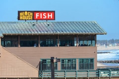 Beach House Fish Dimensional Letter Sign, Ventura, CA