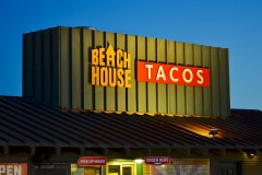 Front Lit Dimensional Letter Sign, Beach House Tacos, Ventura, CA