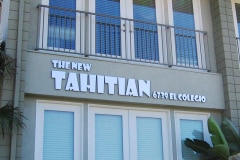 The New Tahitian Dimensional Letter Sign