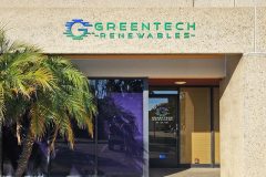 CED Greentech Renewables Dimensional Letter Sign, Ventura, CA