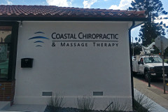 Coastal Chiropractic Dimensional Letter Sign