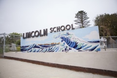 Licoln Elementary School Dimensional Letter Sign in Ventura