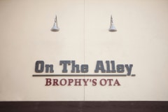 On the Alley Brophy Brothers Dimensional Letter Sign in Goleta