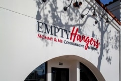 Empty Hangers Dimensional Letter Sign, Camarillo, CA