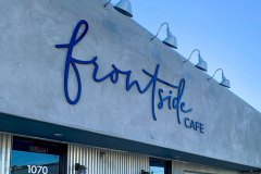 Frontside Cafe Dimensional Letter Sign, Ventura, CA