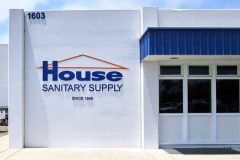 House Sanitary Supply Dimensional Letter Sign in Oxnard, CA