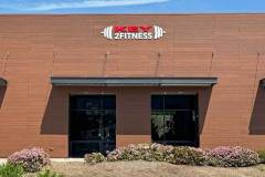 Key 2 Fitness Dimensional Letter Sign, Carpinteria, CA