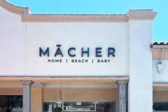 Macher Dimensional Letter Sign, Goleta, CA