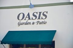 Oasis Garden & Patio Dimensional Letter Sign