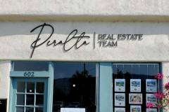 Peralta Real Estate Dimensional Letter Sign, Ojai, CA