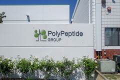 Poly Peptide Group Dimensional Letter Sign in Goleta, CA