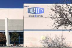 Quality Packaging + Supplies Dimensional Letter Sign, Oxnard, CA