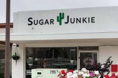 Sugar Junkie Dimensional Letter Sign, Camarillo, CA
