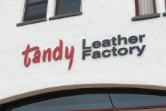 Tandy Leather Factory Dimensional Letter Sign