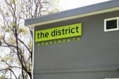 The District Apartments Dimensional Letter Sign in Fremont, CA