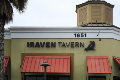 The Raven Tavern Dimensional Letter Sign, Oxnard, CA
