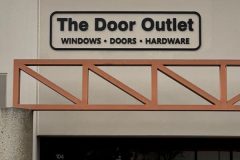 The Door Outlet Storefront Dimensional Letter Sign, Ventura, CA