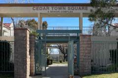 Cedar Town Square Dimensional Letter Sign, Lancaster, CA