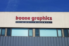 Boone Graphics Dimensional Letter Custom Storefront Sign