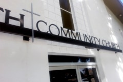 Faith Community Church Dimensional Letter Custom Sign