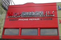 Drop Smash Fix Channel Letter Sign