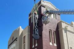 Rubicon Theater Illuminated Blade Sign, Ventura, CA