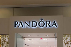 Pandora Illuminated Channel Letter Sign