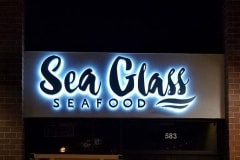 Sea Glass Seafood Illuminated Channel Letter Sign, Ventura, CA