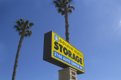 Golden State Storage Illuminated Lightbox Sign