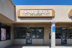 Nail Blvd on Kanan Illuminated Dimensional Letter Sign, Agoura Hills, CA