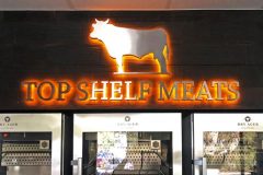 Top Shelf Meats Illuminated Interior Sign, Westlake Village, CA