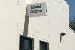 Model Citizen Illuminated Lightbox Blade Sign, Ventura, CA