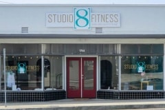 Studio 8 Fitness Illuminated Lightbox Sign in Ventura, CA