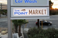 The Point Market Illuminated Lightbox Sign