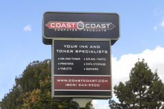 Coast to Coast Illuminated Lightbox Sign