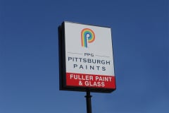Pittsburgh Paints Illuminated Lightbox Sign