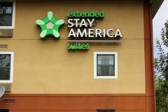 Extended Stay America Suites Illuminated Sign, Santa Barbara, CA