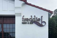 Freddy B Salon & Spa signs by Dave\'s Signs in Ventura.