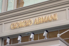 Giorgio Armani Illuminated Sign