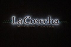 La Cosecha Modern Cocina Illuminated Sign in Ventura, CA