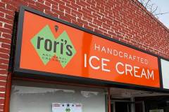 Rori's Ice Cream Illuminated Sign, Carpinteria, CA
