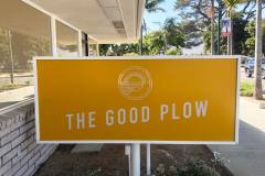 The Good Plow Illuminated  Sign, Carpinteria, CA